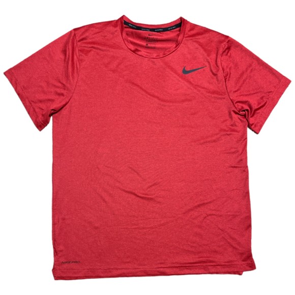 Nike Other - Nike Pro Dri-FIT Men's Short-Sleeve Top Size Large Red